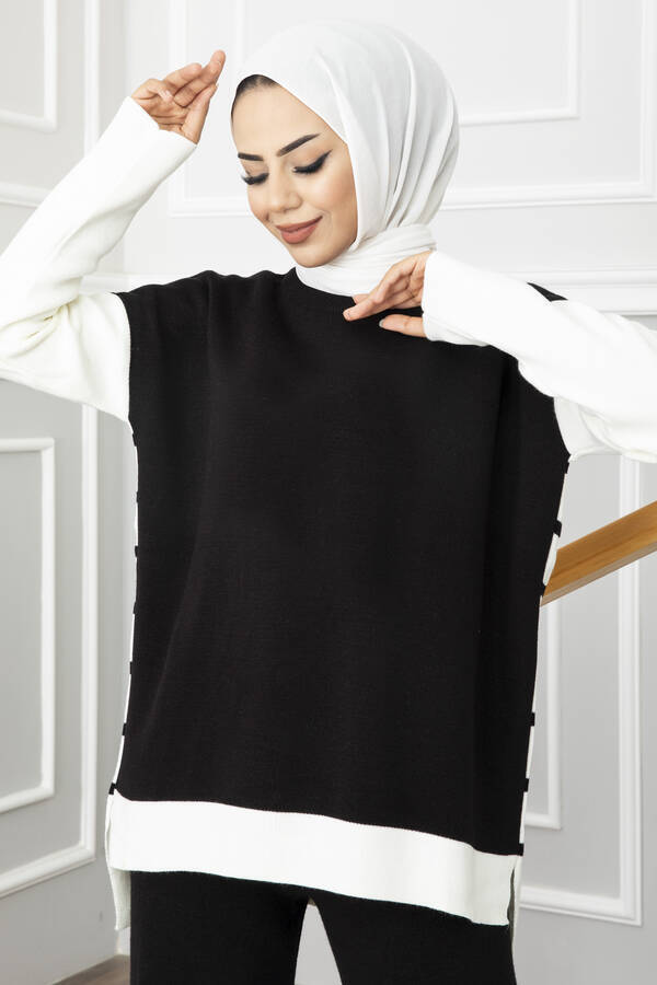 Knitwear Hijab Set MD22204-R67 SE - الصورة 10