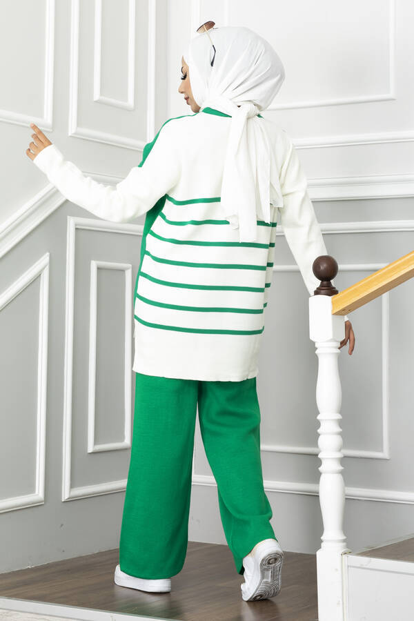 Knitwear Hijab Set MD22204-R67 SE - الصورة 4