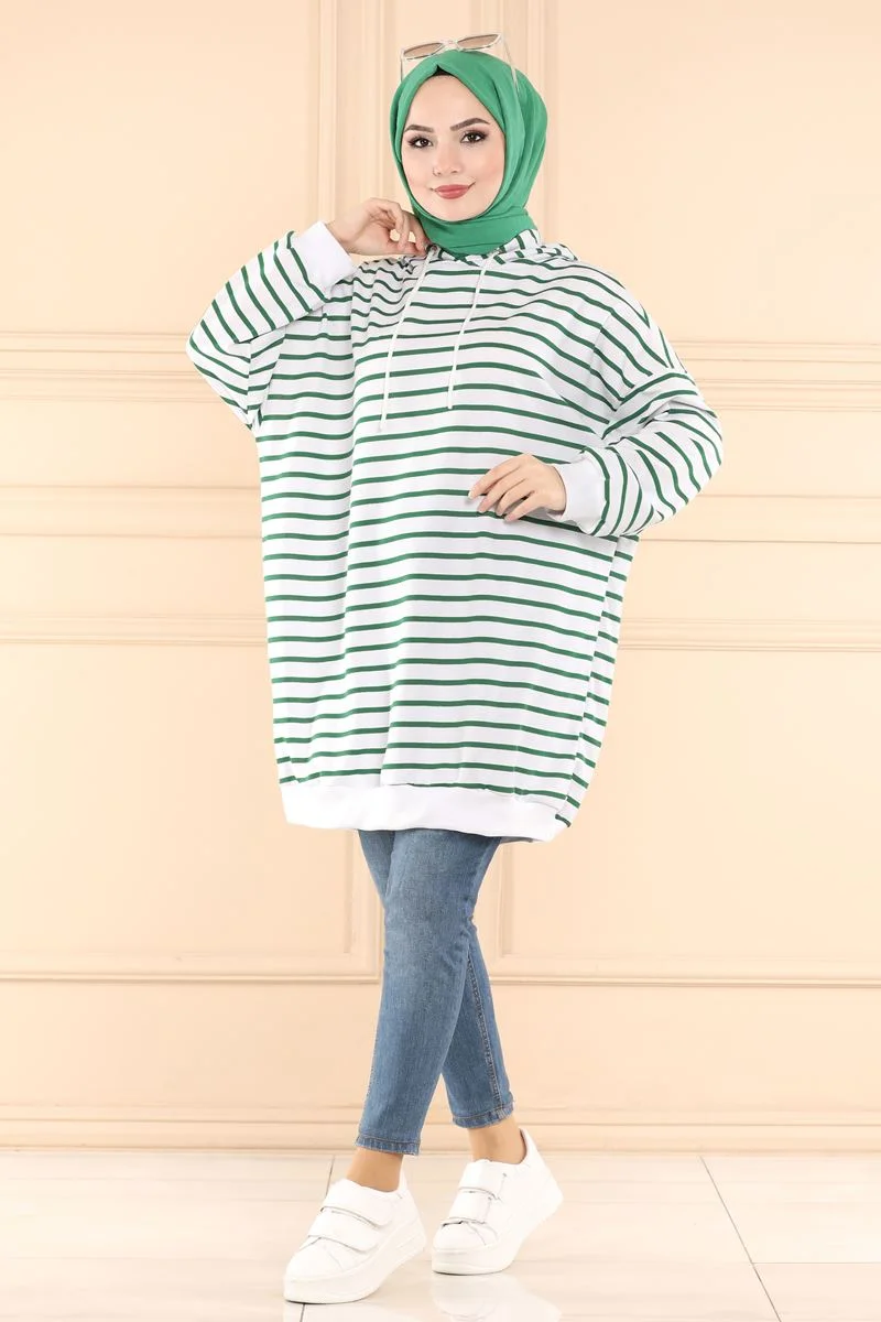 Sweatshirt 122BO429 sv - الصورة 2