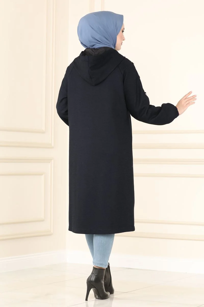 Overcoat 2204PD194 sv - الصورة 13