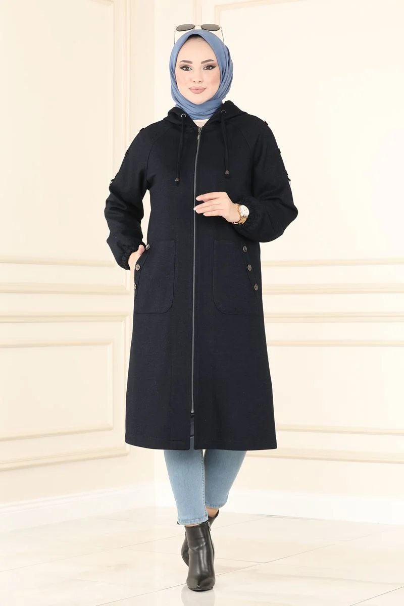 Overcoat 2204PD194 sv - الصورة 10