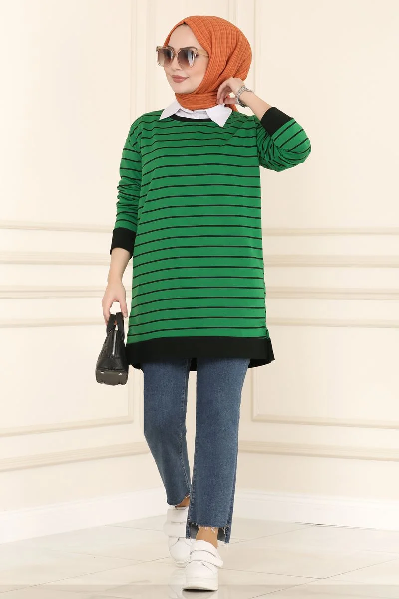 Sweatshirt 6149ANR790 sv - الصورة 2